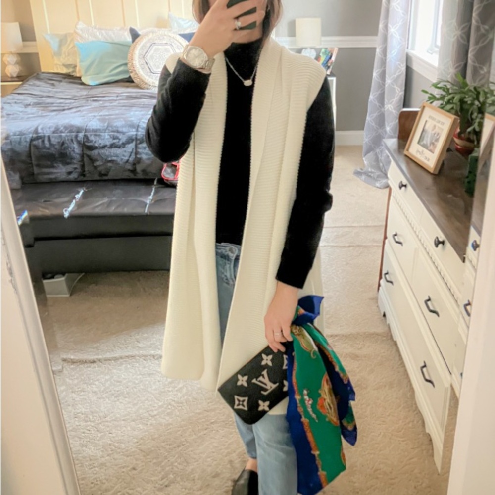 Chic Gap White Knit Cardigan Size XL NWT